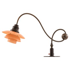 PH Piano Table Lamp in Brass and Glass by Poul Henningsen, 1930s